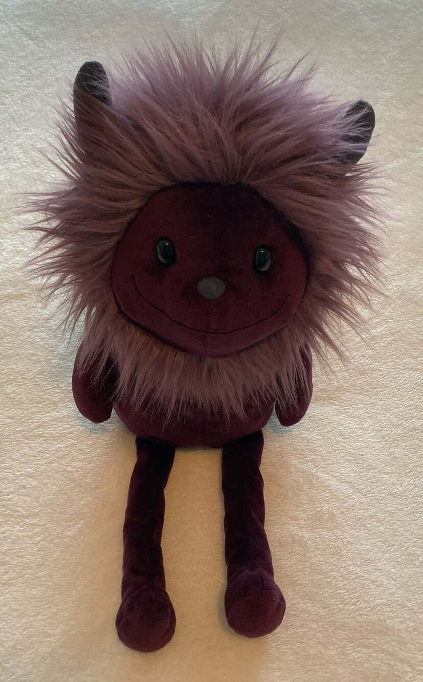 Jellycat Gibbles Monster Plush 17” Dark Purple